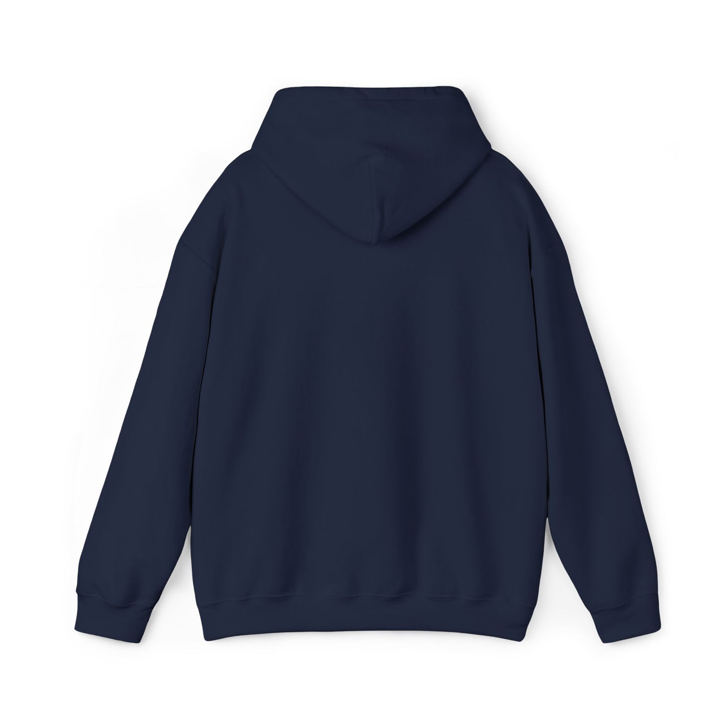 Embroidered Faith Over Fear Hoodie - Navy