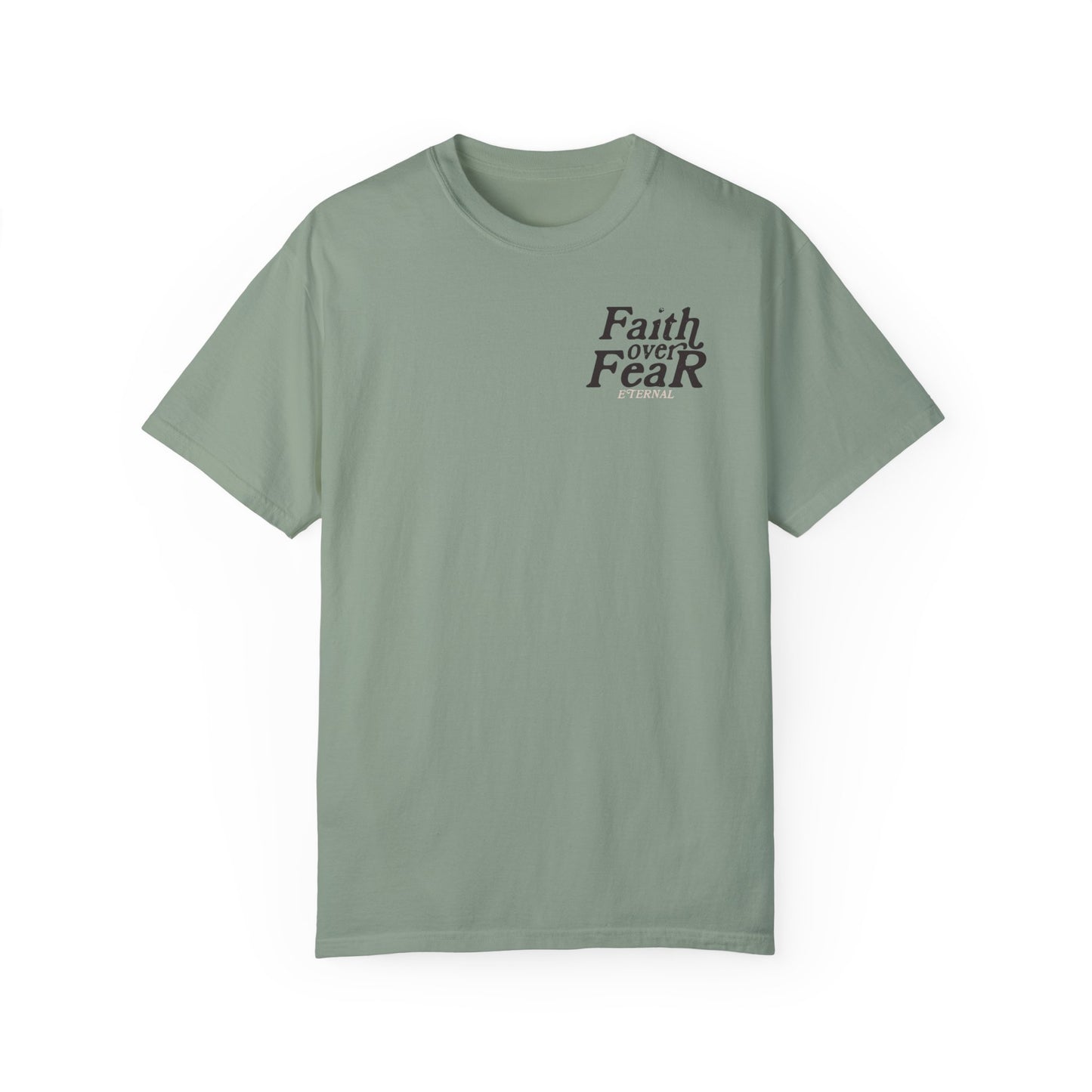 Faith Over Fear Tee - Black on Bay