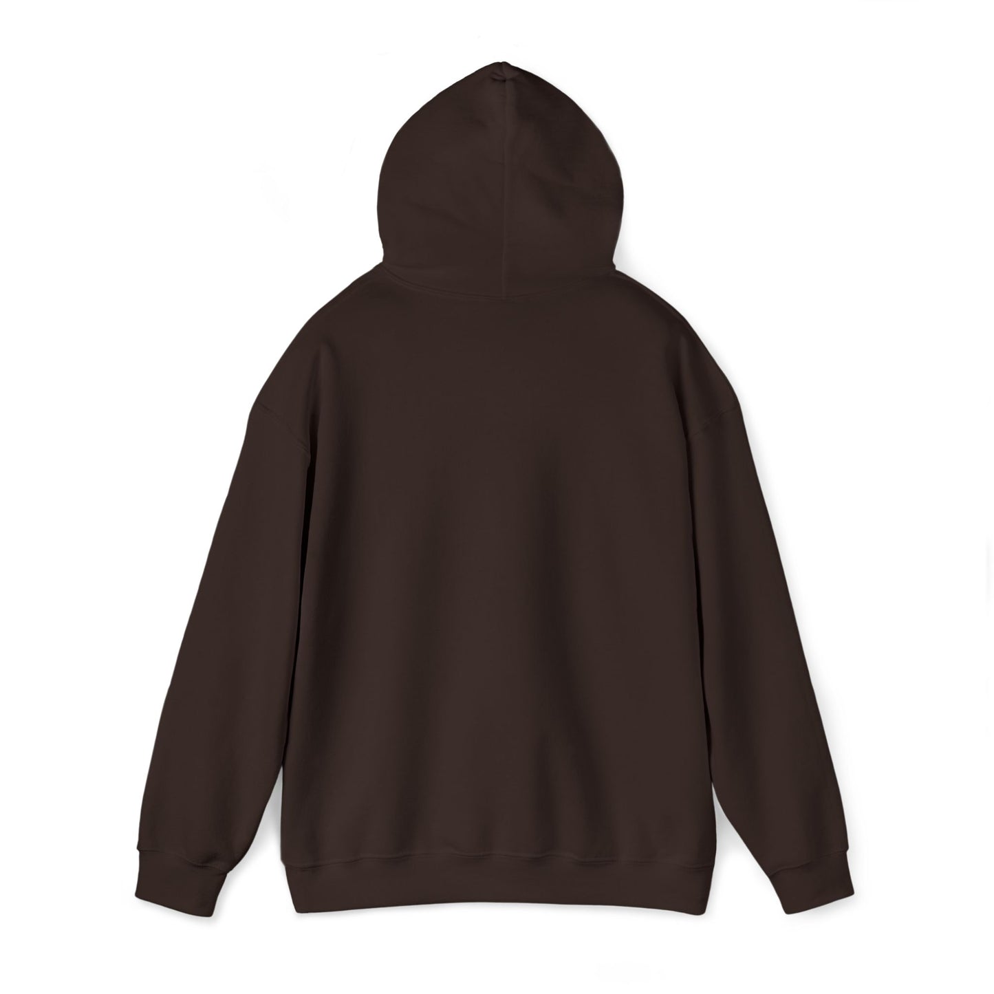 Embroidered Faith Over Fear Hoodie - Dark Chocolate