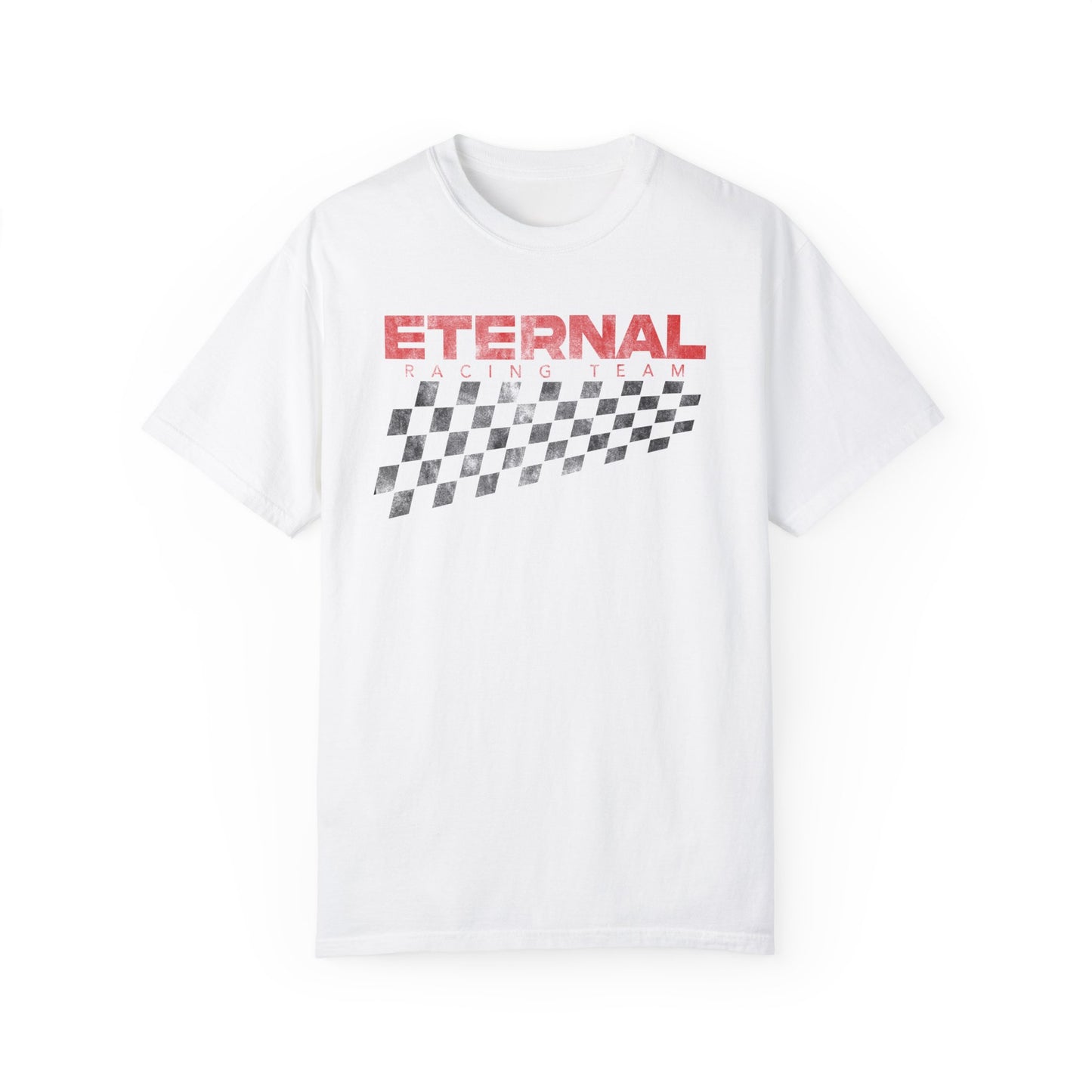 Racing Team Checkered Tee - White