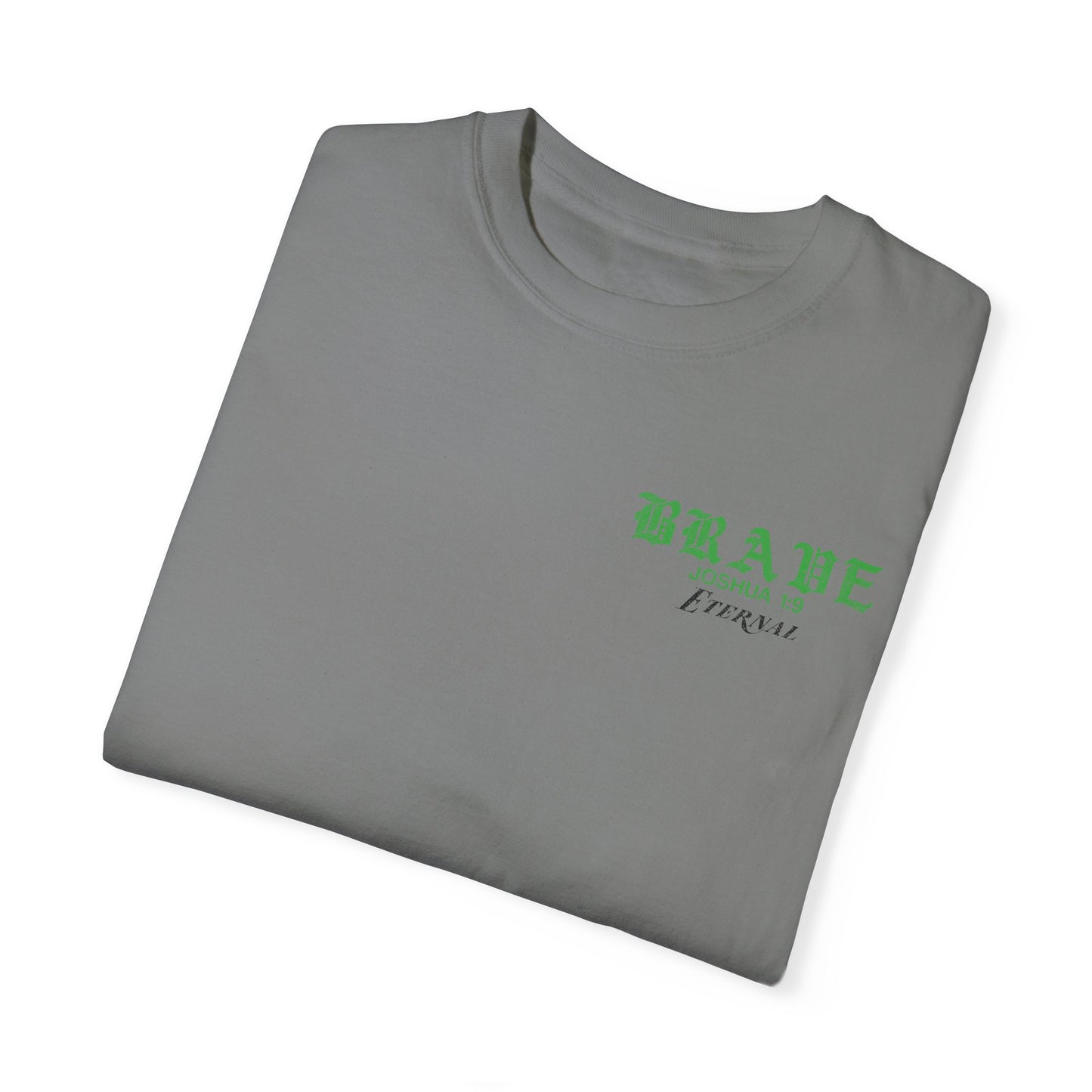 Brave Script Tee - Grey