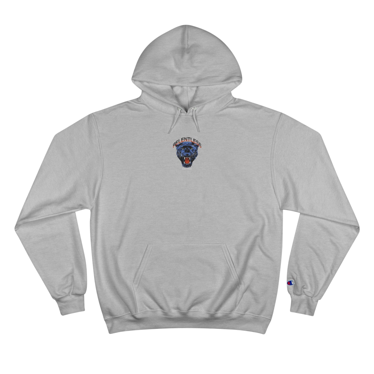 RELENTLESS CHAMPION HOODIE - LIGHT STEEL