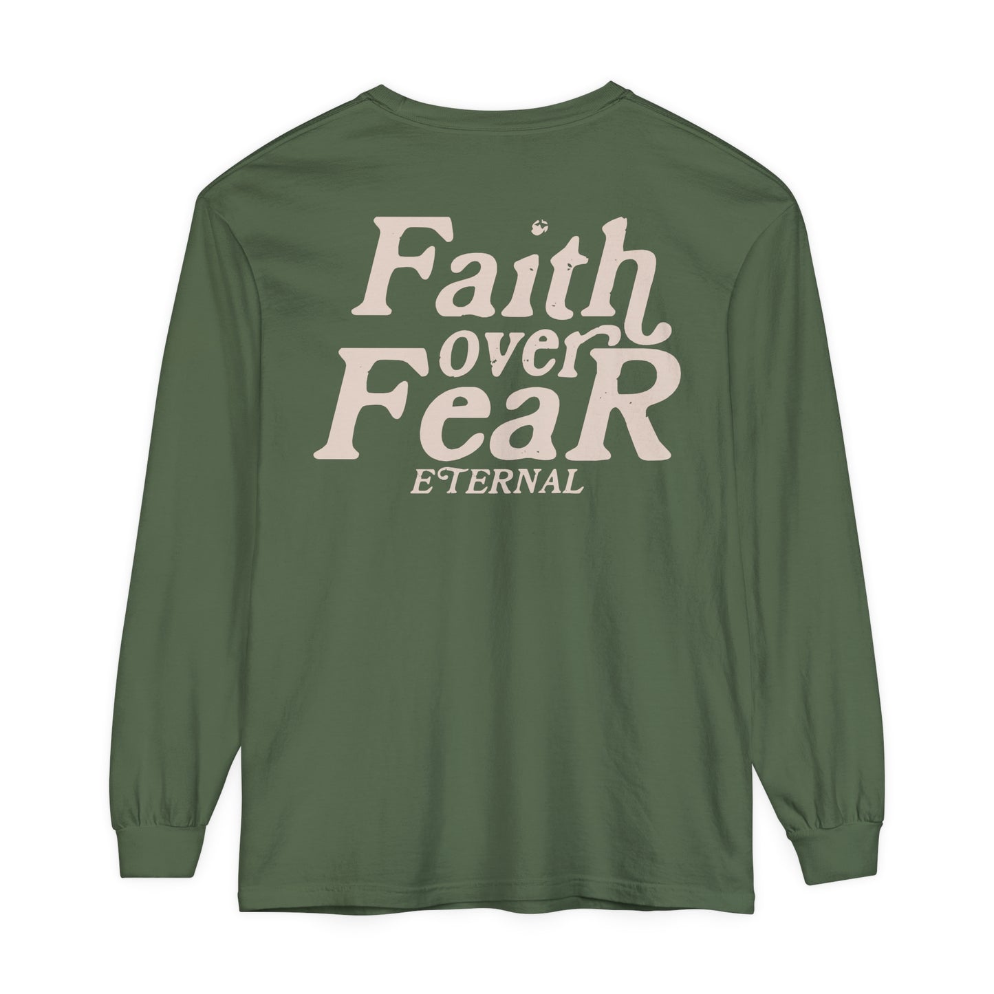 Faith Over Fear Long Sleeve - Hemp