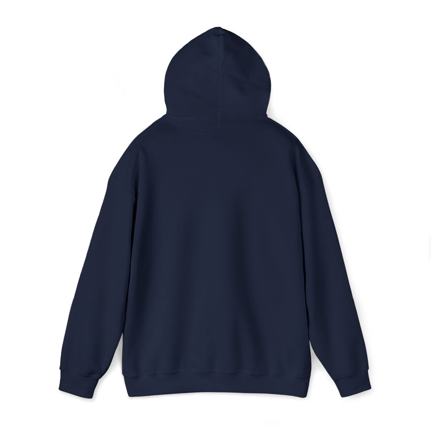 Embroidered Faith Over Fear Hoodie - Navy