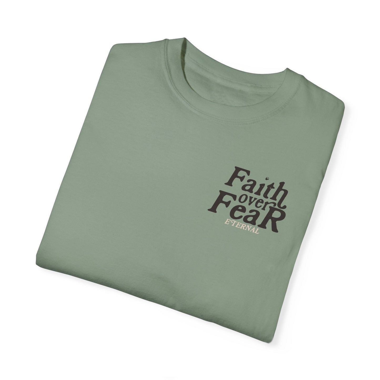 Faith Over Fear Tee - Black on Bay