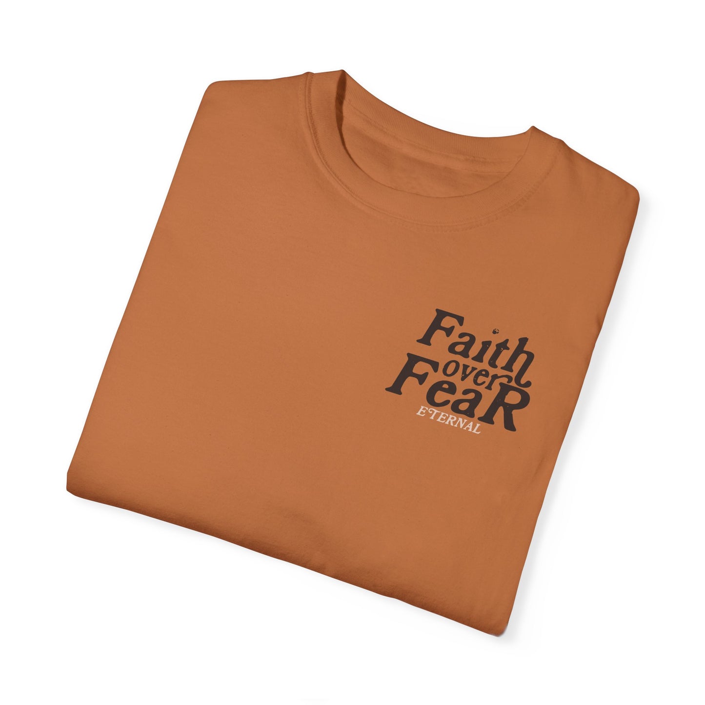 Faith Over Fear Tee - Black on Yam