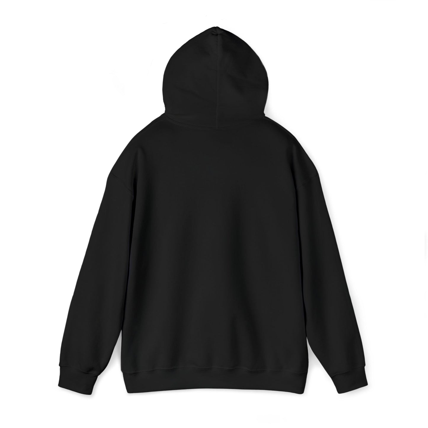 Embroidered Faith Over Fear Hoodie - Black