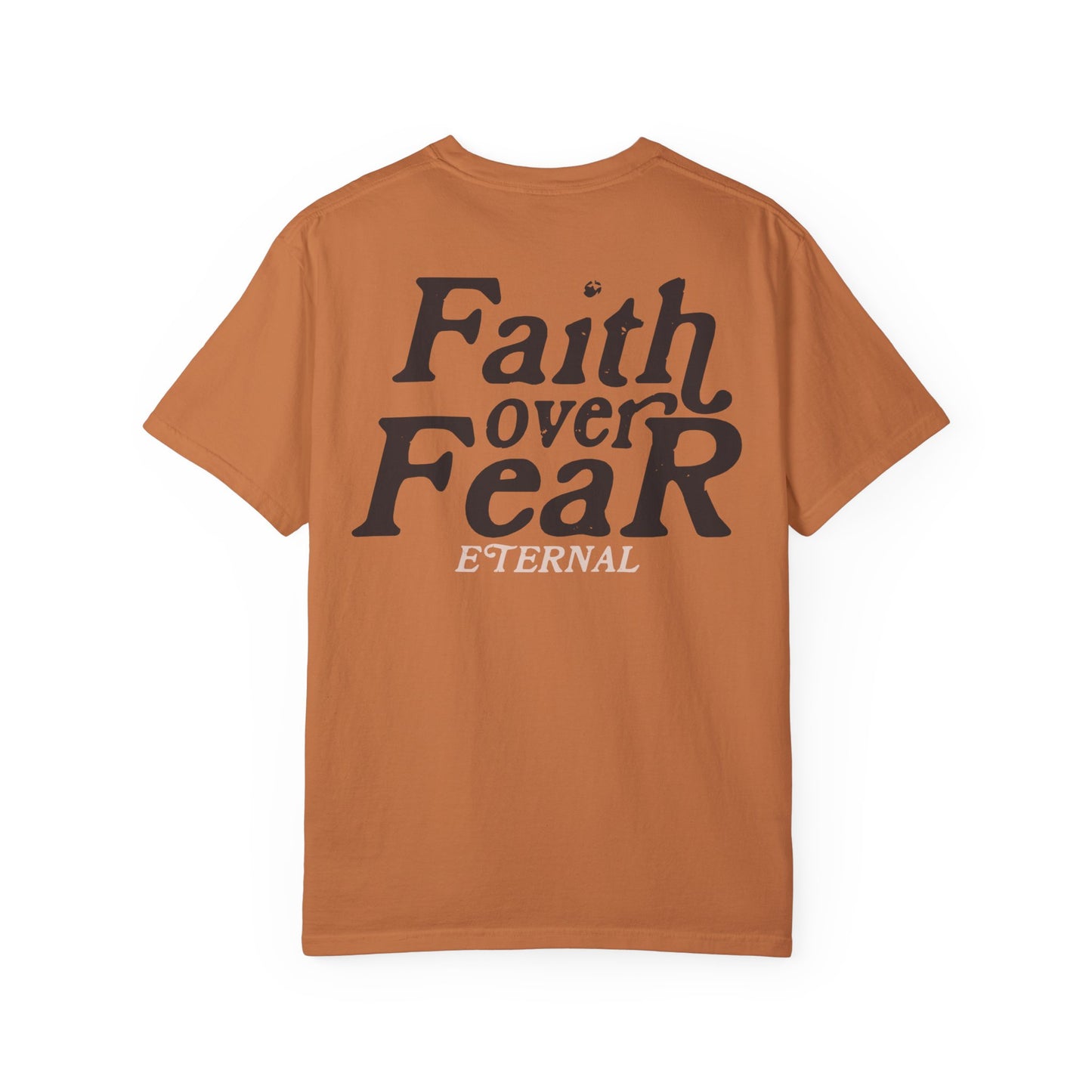 Faith Over Fear Tee - Black on Yam