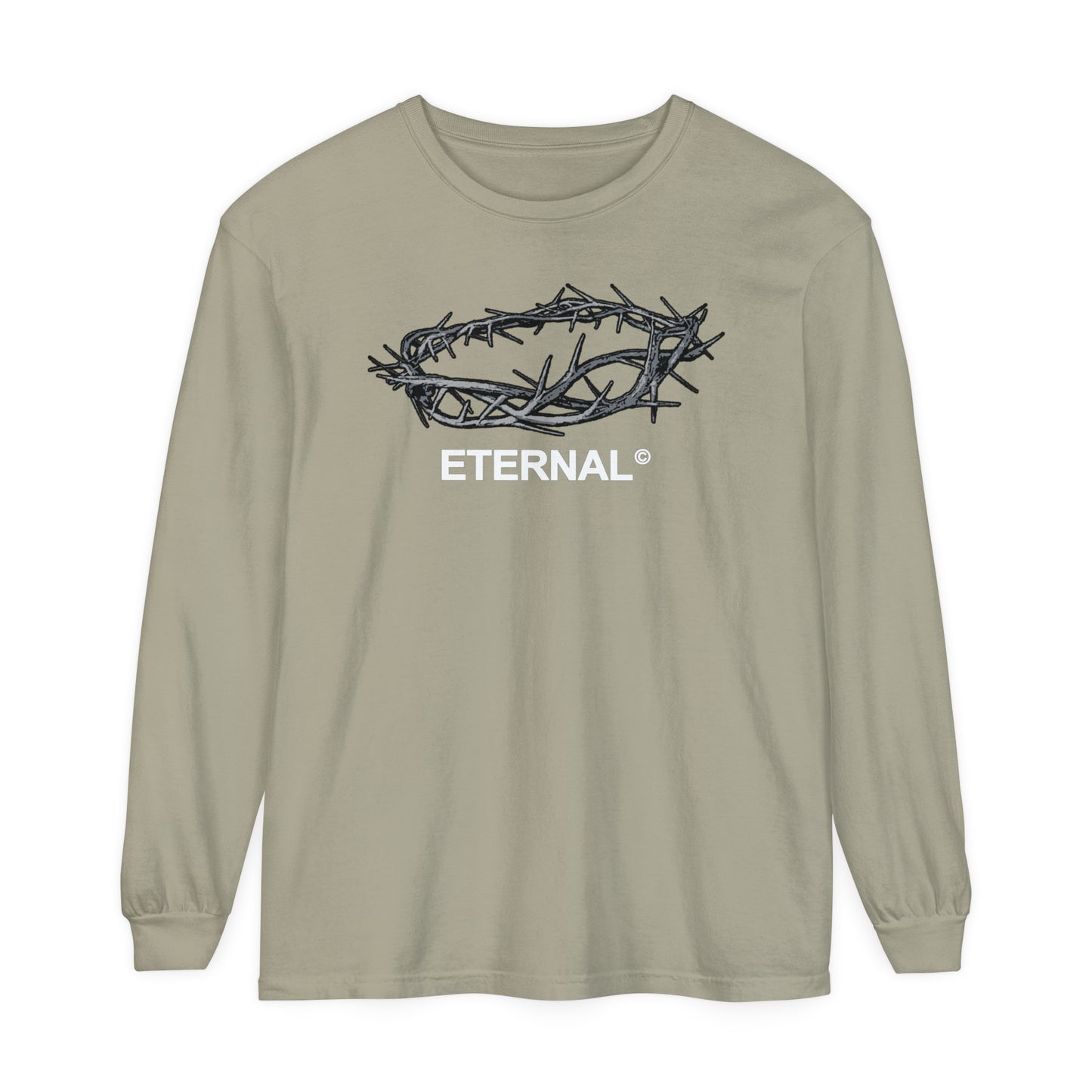 CROWN OF THORNS LONG SLEEVE - KHAKI