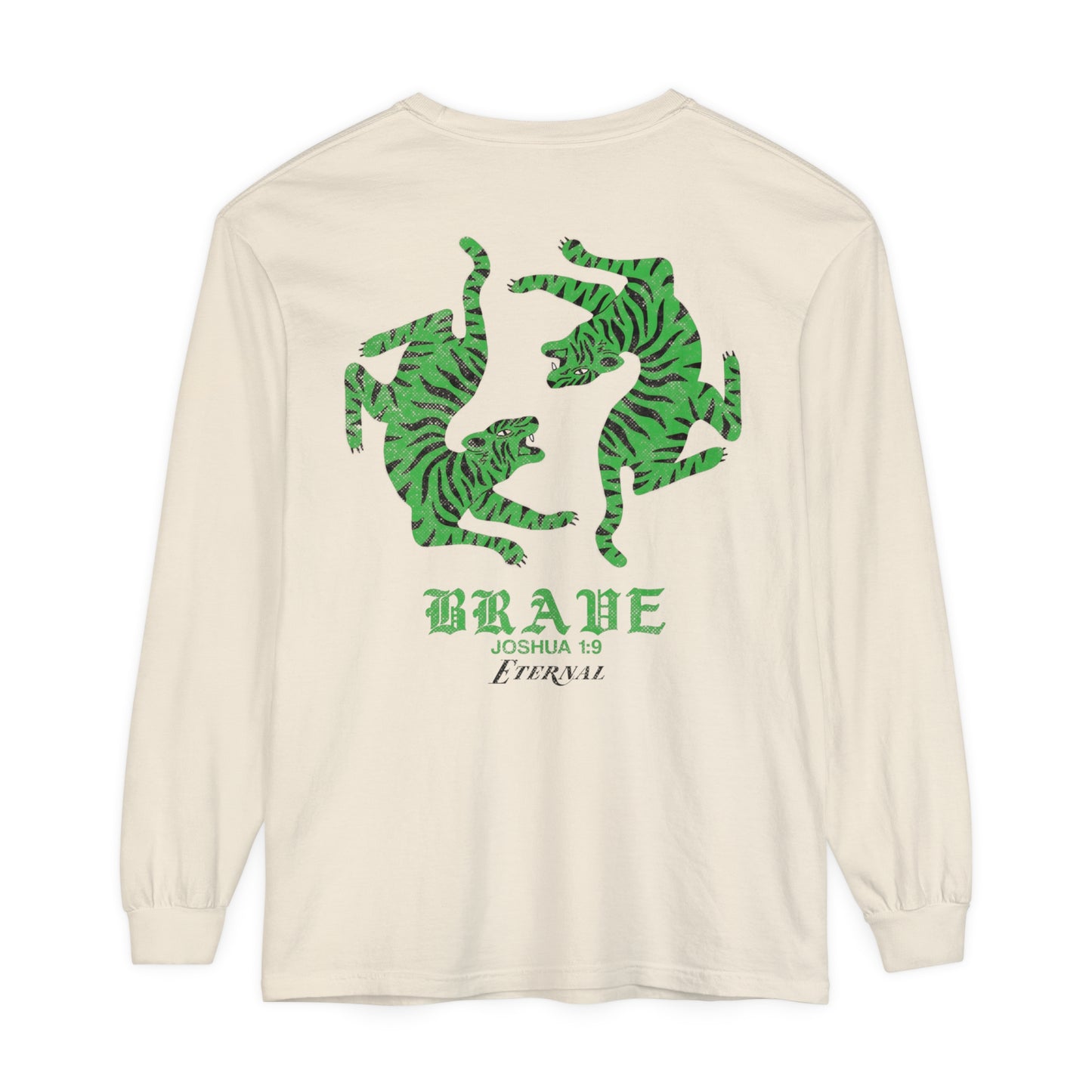 Brave Tiger Long Sleeve Tee - Ivory