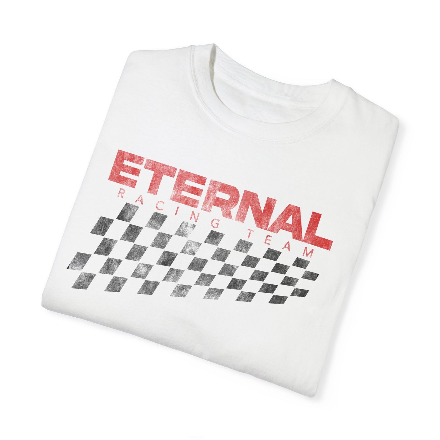 Racing Team Checkered Tee - White