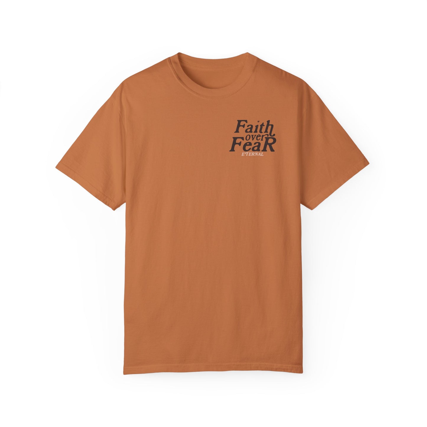 Faith Over Fear Tee - Black on Yam