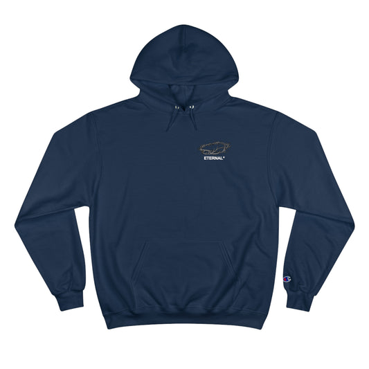 CROWN OF THORNS CHAMPION HOODIE - NAVY