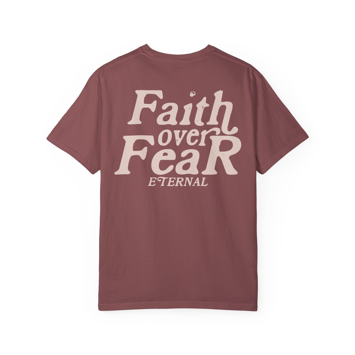 Faith Over Fear Tee - Brick