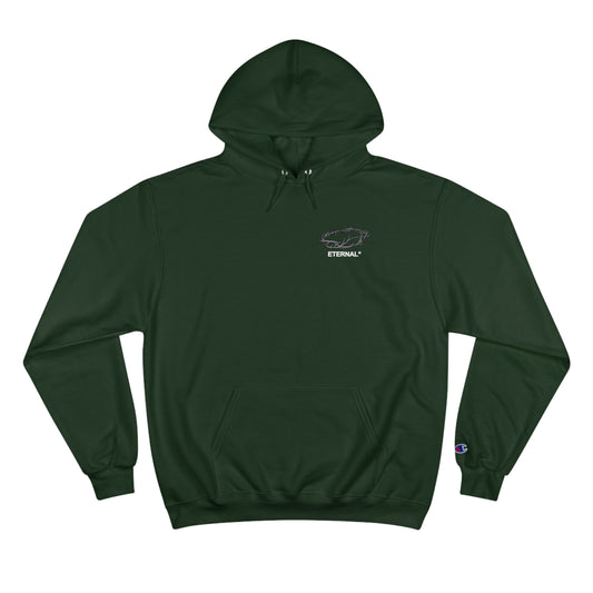 CROWN OF THORNS CHAMPION HOODIE - DARK GREEN