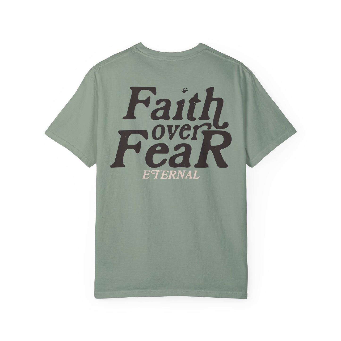 Faith Over Fear Tee - Black on Bay