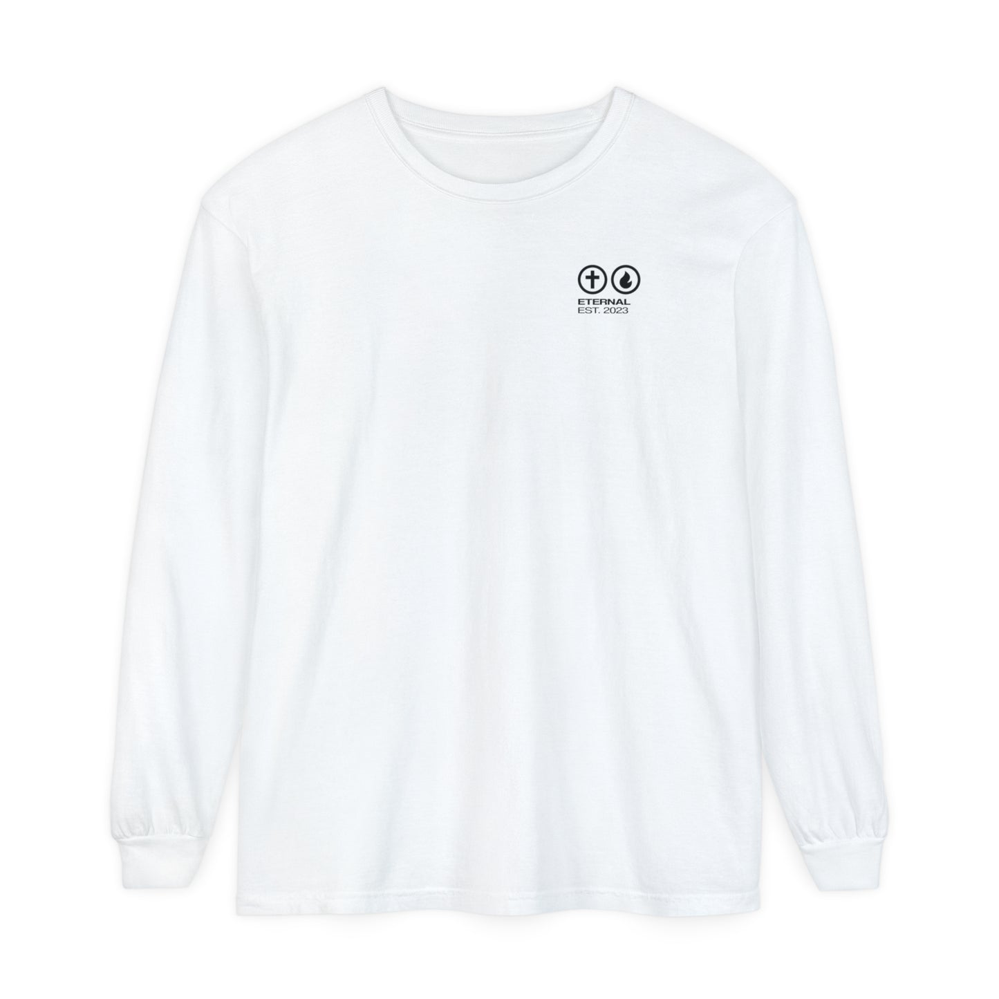 Clothed in the Full Armor of God Long Sleeve - White