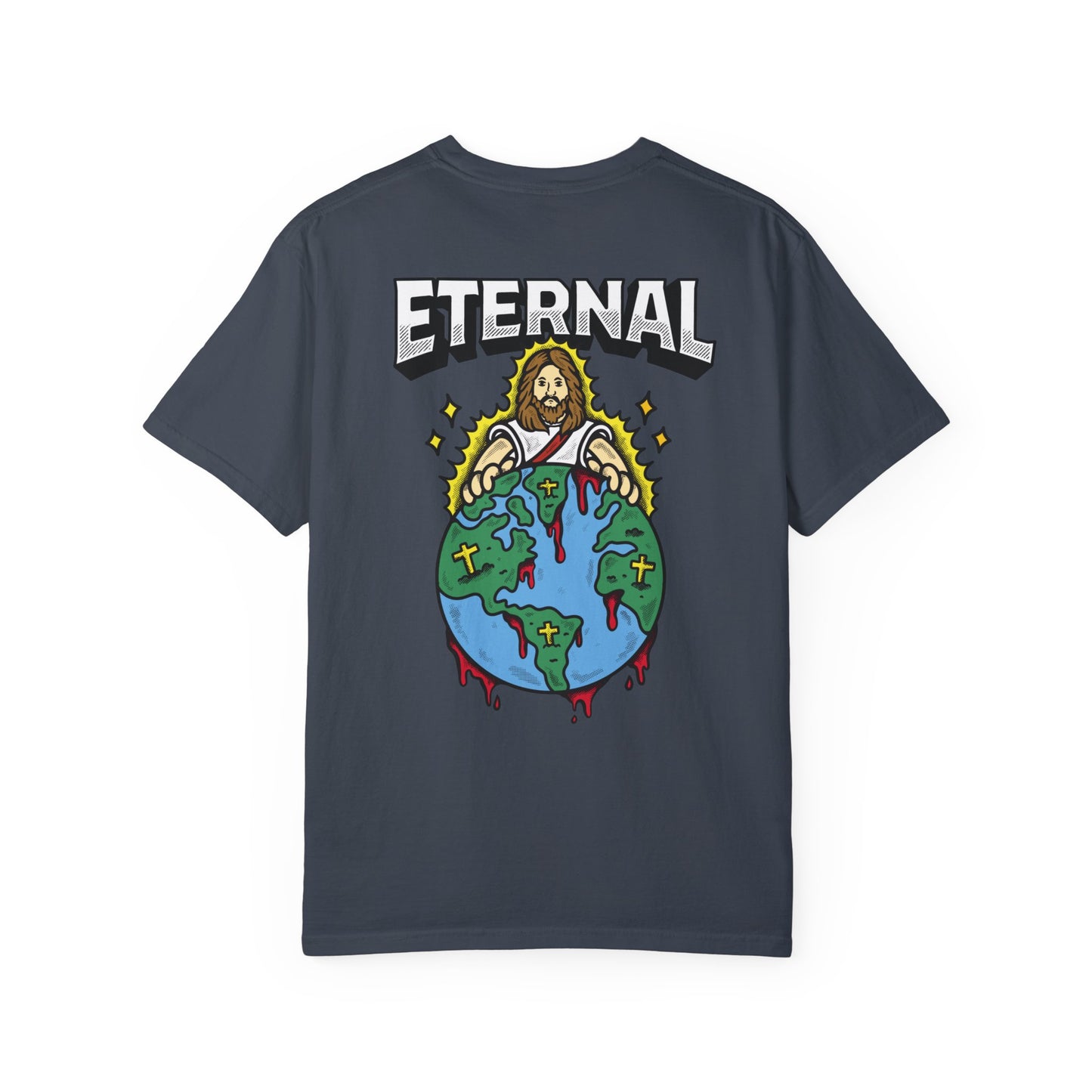 Saved World Tee - Denim