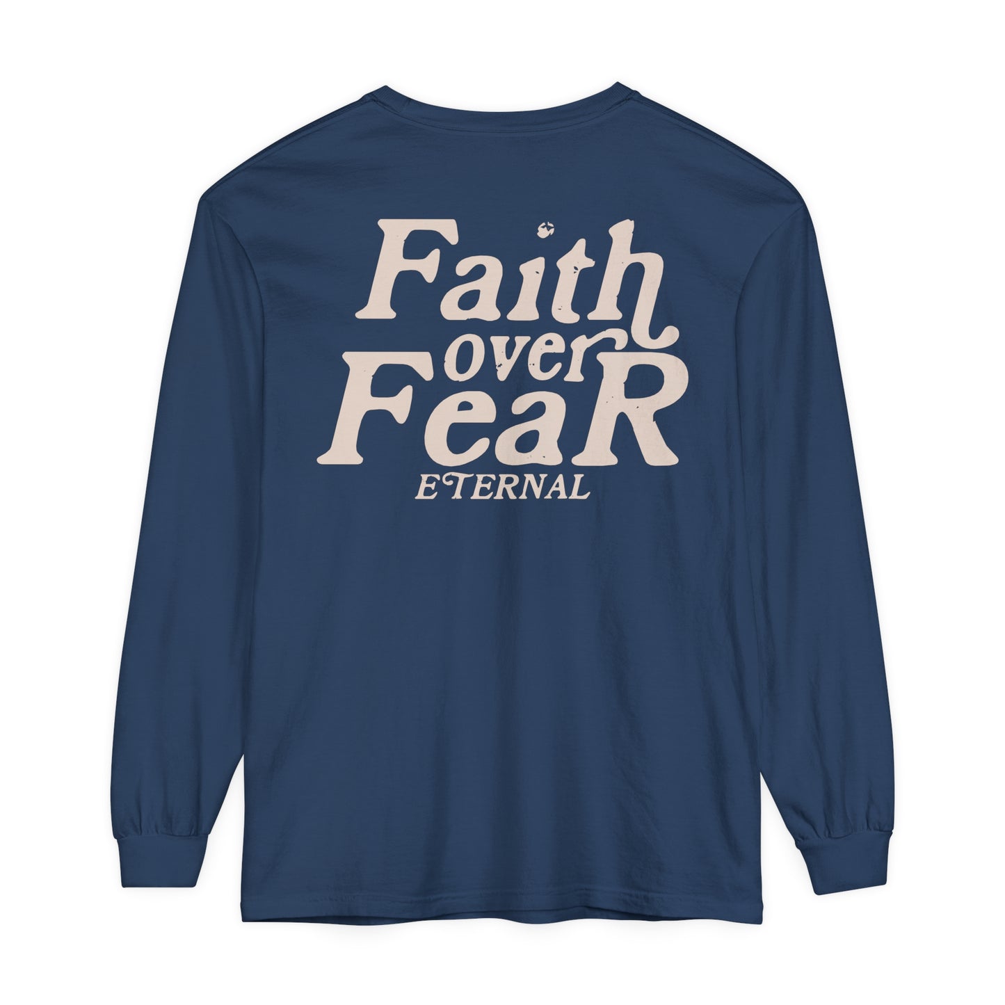 Faith Over Fear Long Sleeve - Midnight