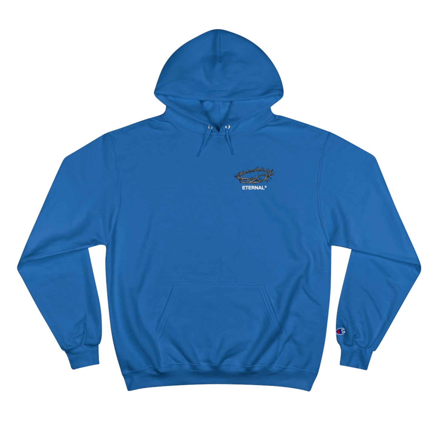 CROWN OF THORNS CHAMPION HOODIE - ROYAL BLUE