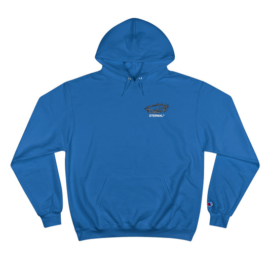 CROWN OF THORNS CHAMPION HOODIE - ROYAL BLUE